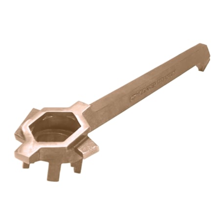 Pahwa QTi Non Sparking, Non Magnetic Bung Wrench (Type B) - 3/4" x 2" x 12" BW-1008